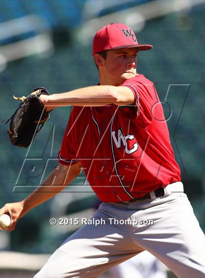 Thumbnail 1 in Woodland Christian vs. Bradshaw Christian (@Raley Field) photogallery.