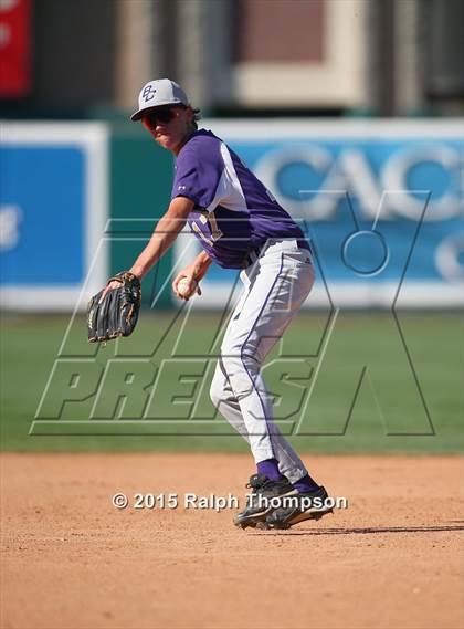 Thumbnail 2 in Woodland Christian vs. Bradshaw Christian (@Raley Field) photogallery.