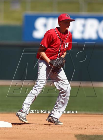 Thumbnail 3 in Woodland Christian vs. Bradshaw Christian (@Raley Field) photogallery.