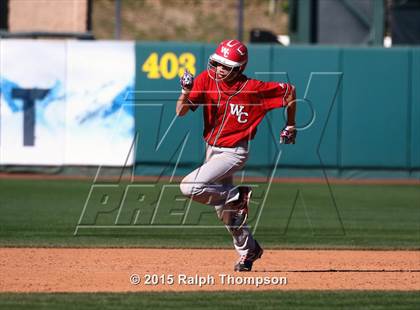 Thumbnail 3 in Woodland Christian vs. Bradshaw Christian (@Raley Field) photogallery.