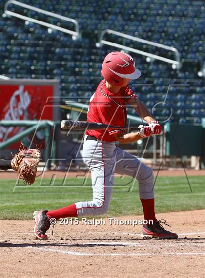 Thumbnail 2 in Woodland Christian vs. Bradshaw Christian (@Raley Field) photogallery.