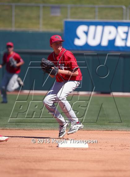 Thumbnail 2 in Woodland Christian vs. Bradshaw Christian (@Raley Field) photogallery.