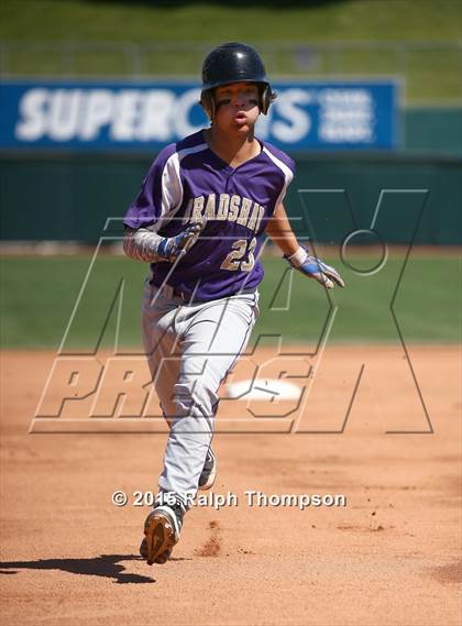 Thumbnail 3 in Woodland Christian vs. Bradshaw Christian (@Raley Field) photogallery.