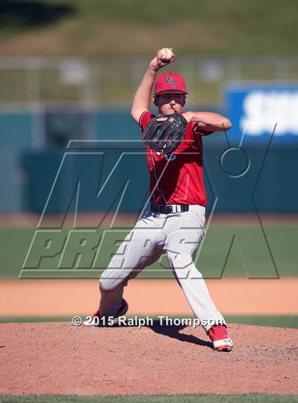 Thumbnail 3 in Woodland Christian vs. Bradshaw Christian (@Raley Field) photogallery.