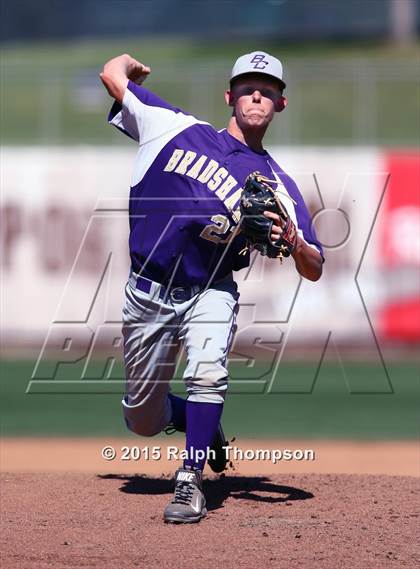 Thumbnail 1 in Woodland Christian vs. Bradshaw Christian (@Raley Field) photogallery.