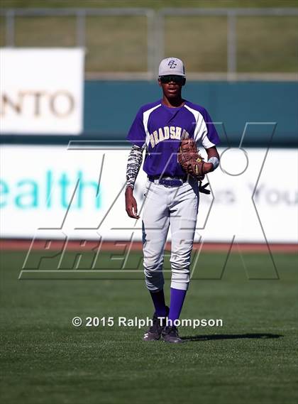 Thumbnail 1 in Woodland Christian vs. Bradshaw Christian (@Raley Field) photogallery.