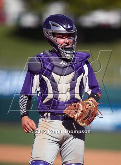 Thumbnail 3 in Woodland Christian vs. Bradshaw Christian (@Raley Field) photogallery.