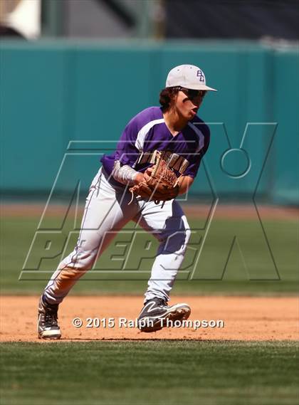 Thumbnail 3 in Woodland Christian vs. Bradshaw Christian (@Raley Field) photogallery.