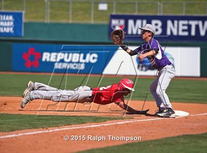 Thumbnail 1 in Woodland Christian vs. Bradshaw Christian (@Raley Field) photogallery.