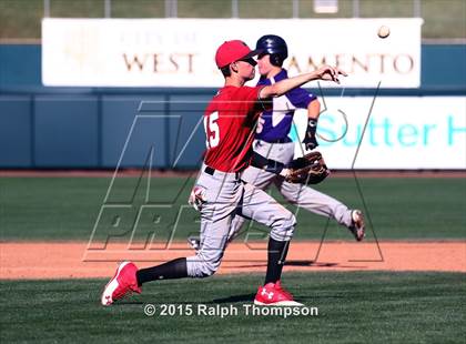Thumbnail 2 in Woodland Christian vs. Bradshaw Christian (@Raley Field) photogallery.