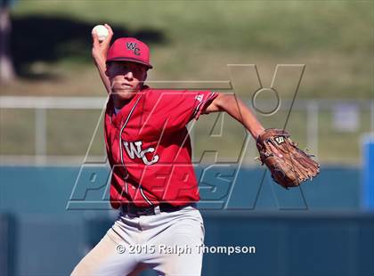 Thumbnail 3 in Woodland Christian vs. Bradshaw Christian (@Raley Field) photogallery.
