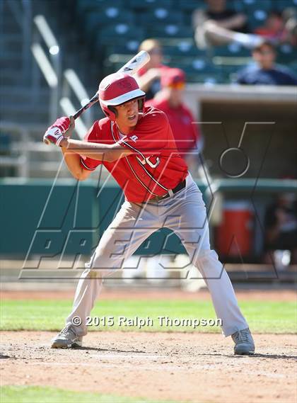 Thumbnail 3 in Woodland Christian vs. Bradshaw Christian (@Raley Field) photogallery.