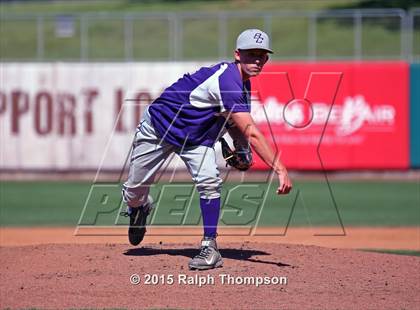 Thumbnail 2 in Woodland Christian vs. Bradshaw Christian (@Raley Field) photogallery.