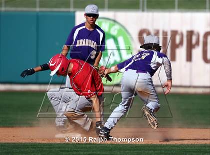 Thumbnail 3 in Woodland Christian vs. Bradshaw Christian (@Raley Field) photogallery.