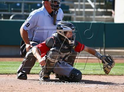 Thumbnail 3 in Woodland Christian vs. Bradshaw Christian (@Raley Field) photogallery.