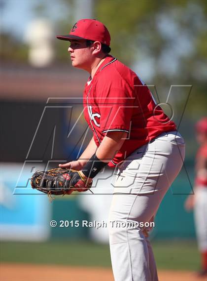 Thumbnail 2 in Woodland Christian vs. Bradshaw Christian (@Raley Field) photogallery.