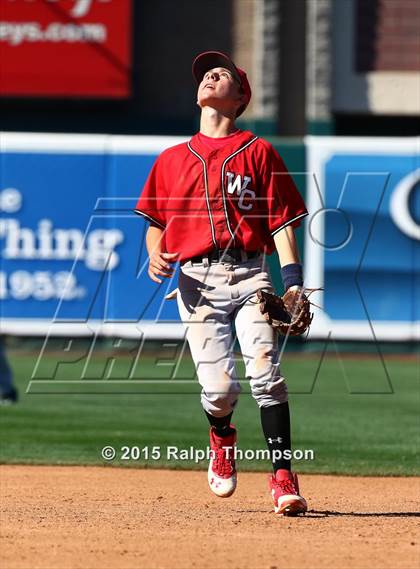 Thumbnail 3 in Woodland Christian vs. Bradshaw Christian (@Raley Field) photogallery.