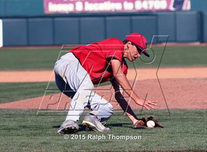 Thumbnail 3 in Woodland Christian vs. Bradshaw Christian (@Raley Field) photogallery.