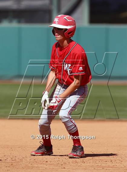 Thumbnail 3 in Woodland Christian vs. Bradshaw Christian (@Raley Field) photogallery.