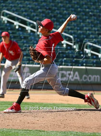 Thumbnail 1 in Woodland Christian vs. Bradshaw Christian (@Raley Field) photogallery.
