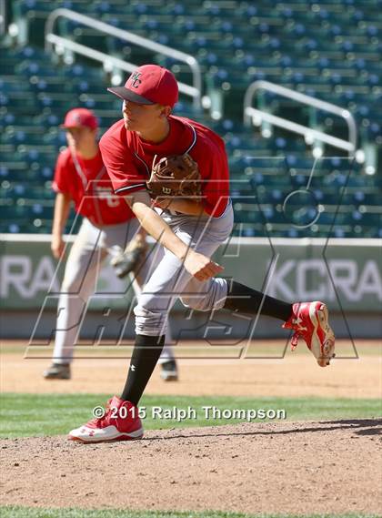 Thumbnail 2 in Woodland Christian vs. Bradshaw Christian (@Raley Field) photogallery.