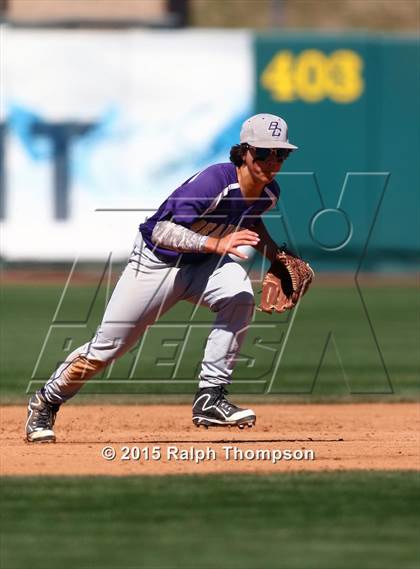 Thumbnail 3 in Woodland Christian vs. Bradshaw Christian (@Raley Field) photogallery.