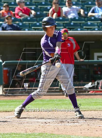 Thumbnail 3 in Woodland Christian vs. Bradshaw Christian (@Raley Field) photogallery.