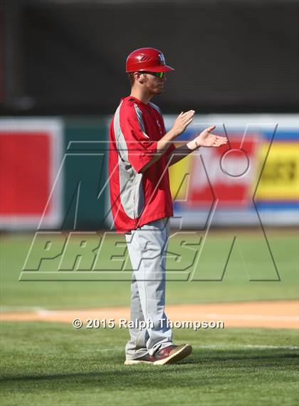 Thumbnail 2 in Woodland Christian vs. Bradshaw Christian (@Raley Field) photogallery.