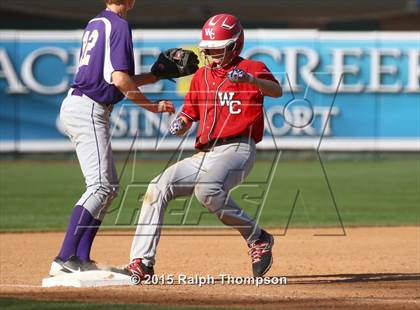 Thumbnail 1 in Woodland Christian vs. Bradshaw Christian (@Raley Field) photogallery.