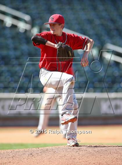 Thumbnail 3 in Woodland Christian vs. Bradshaw Christian (@Raley Field) photogallery.