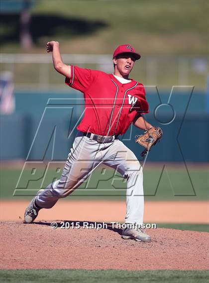 Thumbnail 1 in Woodland Christian vs. Bradshaw Christian (@Raley Field) photogallery.
