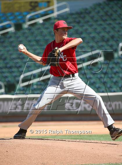Thumbnail 3 in Woodland Christian vs. Bradshaw Christian (@Raley Field) photogallery.