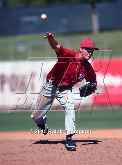 Thumbnail 1 in Woodland Christian vs. Bradshaw Christian (@Raley Field) photogallery.