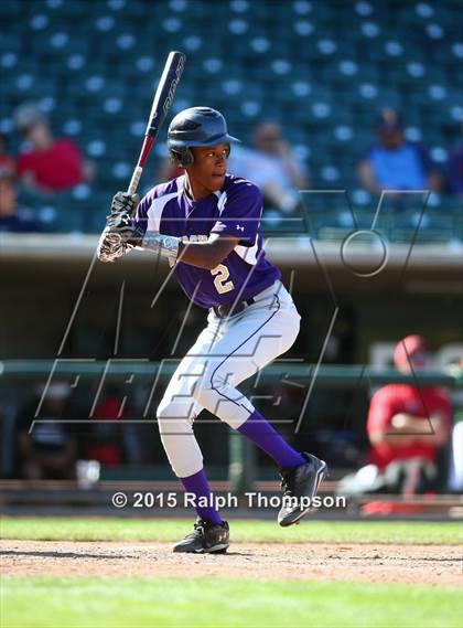 Thumbnail 3 in Woodland Christian vs. Bradshaw Christian (@Raley Field) photogallery.