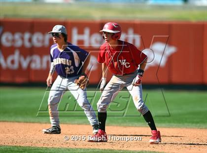 Thumbnail 3 in Woodland Christian vs. Bradshaw Christian (@Raley Field) photogallery.
