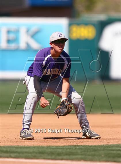 Thumbnail 1 in Woodland Christian vs. Bradshaw Christian (@Raley Field) photogallery.