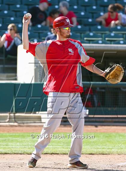 Thumbnail 2 in Woodland Christian vs. Bradshaw Christian (@Raley Field) photogallery.