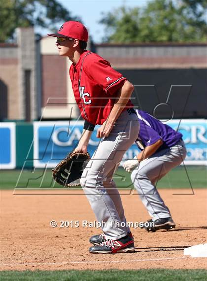 Thumbnail 1 in Woodland Christian vs. Bradshaw Christian (@Raley Field) photogallery.