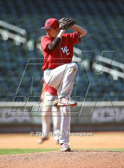 Thumbnail 2 in Woodland Christian vs. Bradshaw Christian (@Raley Field) photogallery.