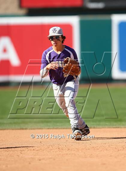 Thumbnail 2 in Woodland Christian vs. Bradshaw Christian (@Raley Field) photogallery.