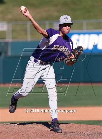 Thumbnail 3 in Woodland Christian vs. Bradshaw Christian (@Raley Field) photogallery.