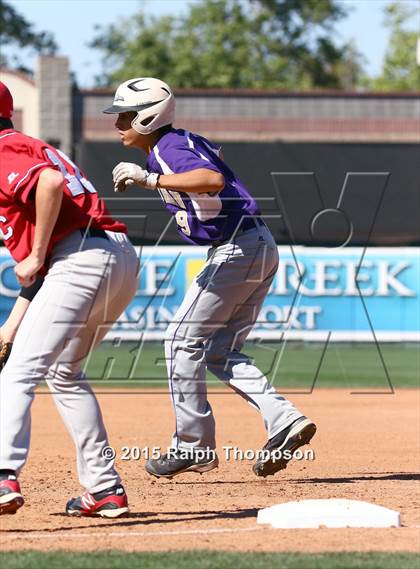 Thumbnail 3 in Woodland Christian vs. Bradshaw Christian (@Raley Field) photogallery.