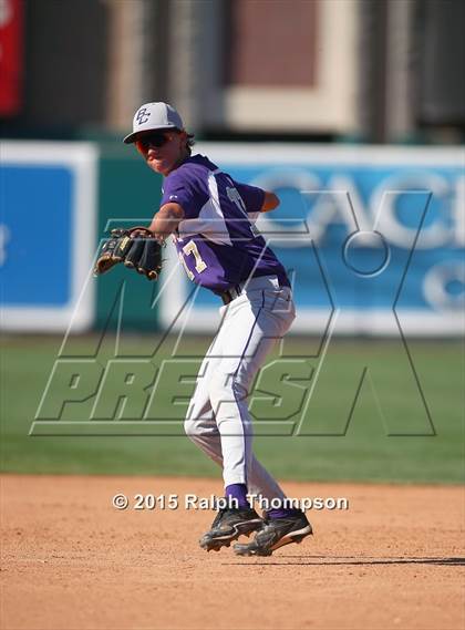Thumbnail 3 in Woodland Christian vs. Bradshaw Christian (@Raley Field) photogallery.