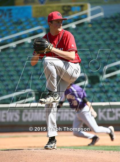 Thumbnail 3 in Woodland Christian vs. Bradshaw Christian (@Raley Field) photogallery.