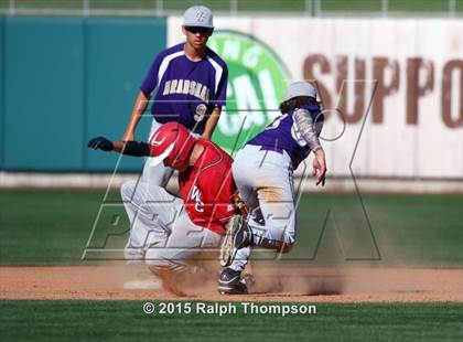Thumbnail 2 in Woodland Christian vs. Bradshaw Christian (@Raley Field) photogallery.