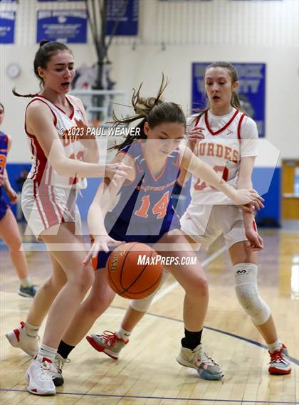 Thumbnail 2 in Our Lady of Lourdes Regional vs. Mountain View (PIAA 1A Semifinal) photogallery.