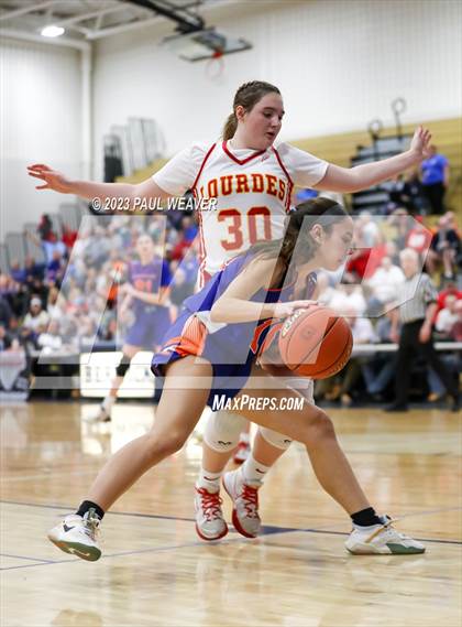 Thumbnail 2 in Our Lady of Lourdes Regional vs. Mountain View (PIAA 1A Semifinal) photogallery.