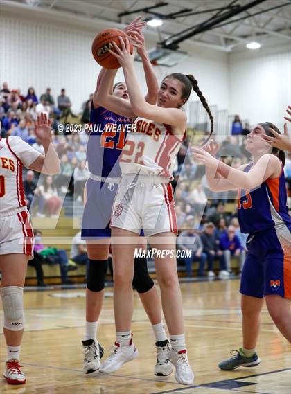 Thumbnail 1 in Our Lady of Lourdes Regional vs. Mountain View (PIAA 1A Semifinal) photogallery.