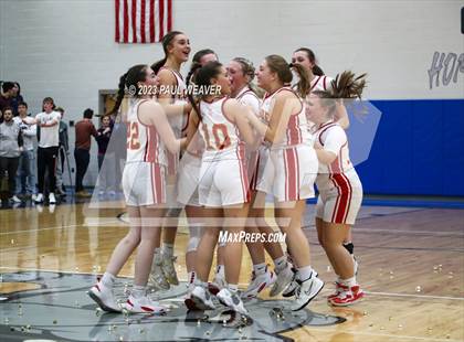 Thumbnail 2 in Our Lady of Lourdes Regional vs. Mountain View (PIAA 1A Semifinal) photogallery.
