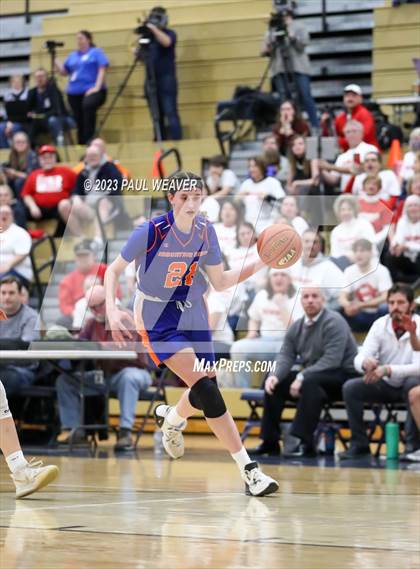 Thumbnail 1 in Our Lady of Lourdes Regional vs. Mountain View (PIAA 1A Semifinal) photogallery.